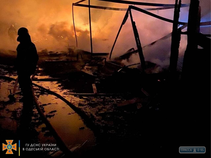 Еще одна база отдыха сгорела в Одесской области