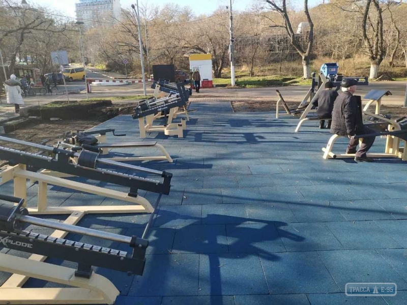Обновленные спортплощадки открылись в Одессе на Трассе здоровья