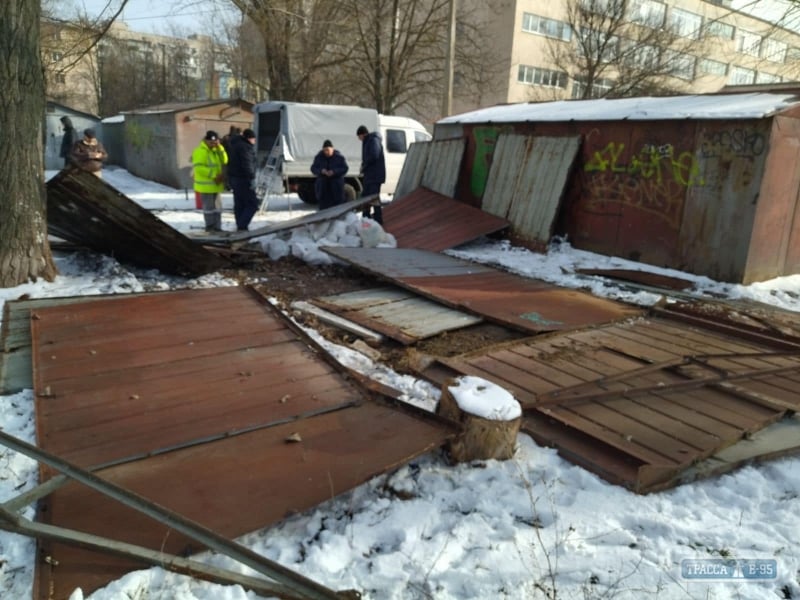 Массовый снос гаражей начался в Одессе