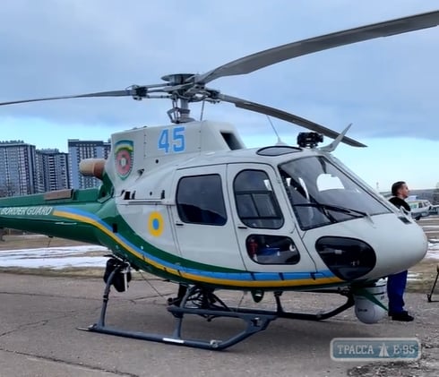 Французские вертолеты прибыли в Одессу. Видео