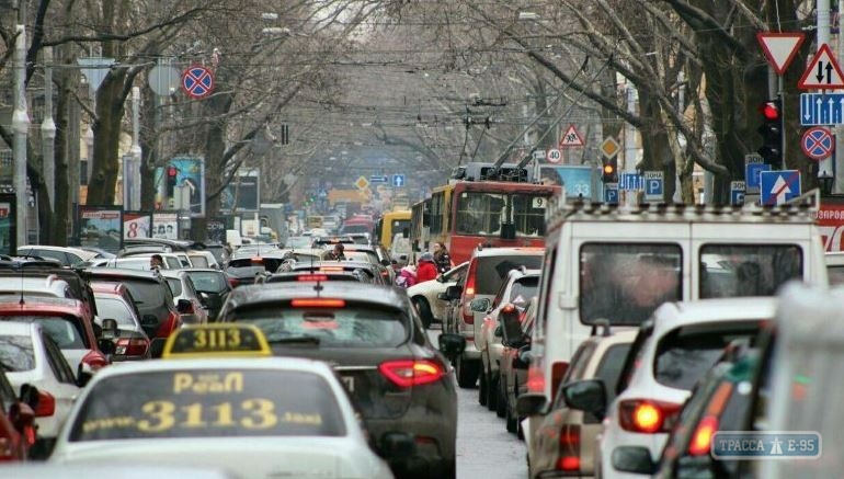 Одесса поднялась на шестое место мире по заторам на дорогах