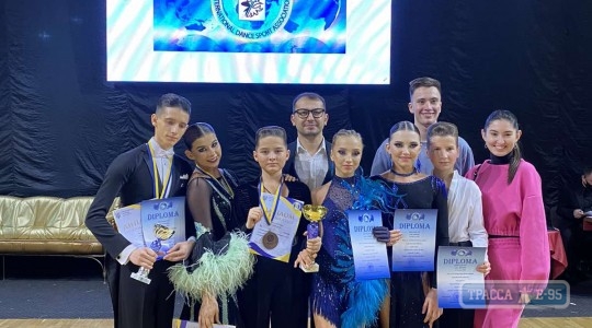 Одесситы завоевали медали чемпионата Украины по спортивным танцам 