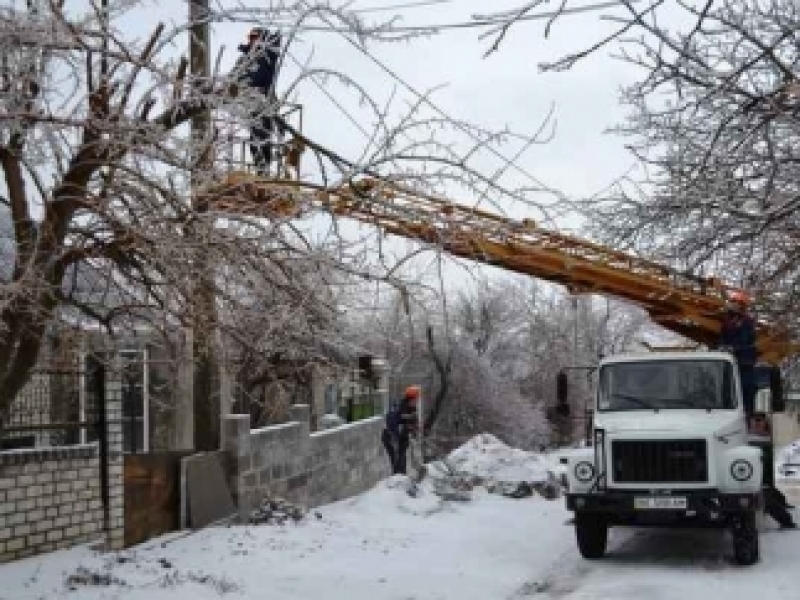 Восстановление сетей, пострадавших от непогоды в Одесской области, обойдется в 50 млн. грн.