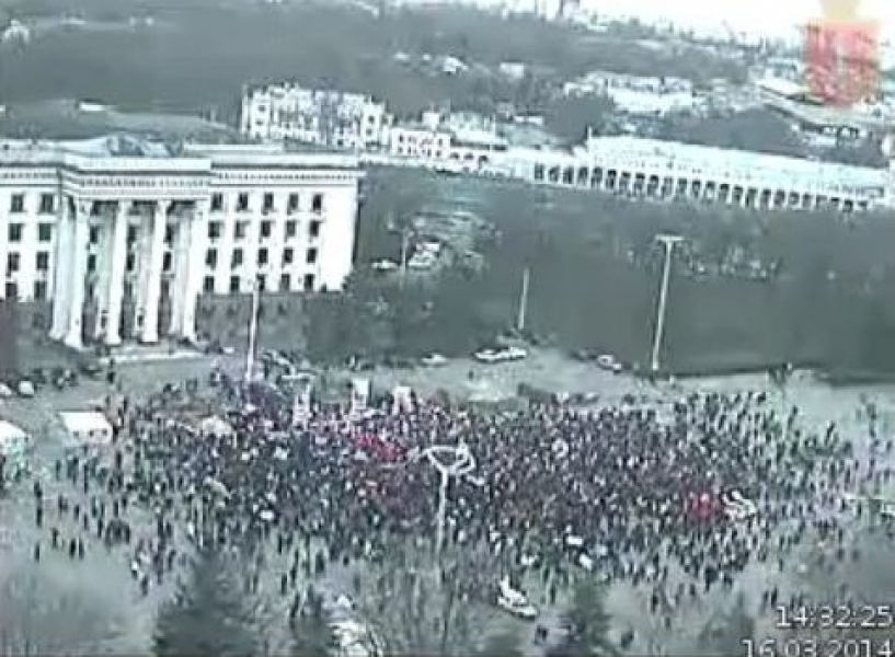 Пророссийские активисты вышли на митинг в Одессе