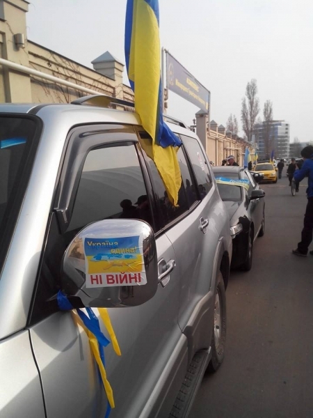 Активисты киевского Автомайдана навестили нардепа Кивалова в Одессе (фото, видео)