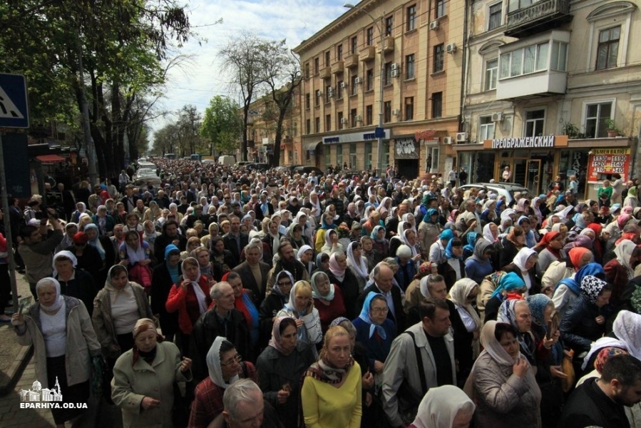 Более 5 тыс. одесситов приняли участи в крестном ходе 