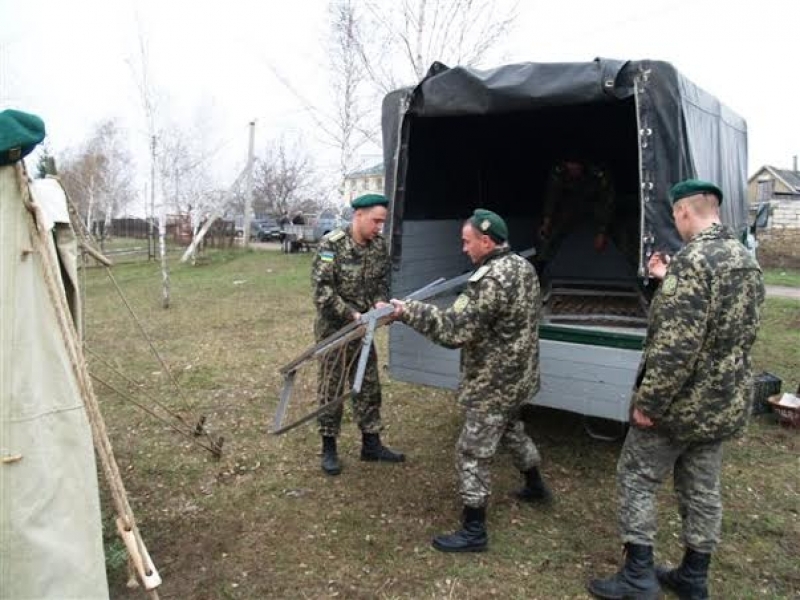 Одесские пограничники укрепляют блокпосты на границе с Приднестровьем (фото)