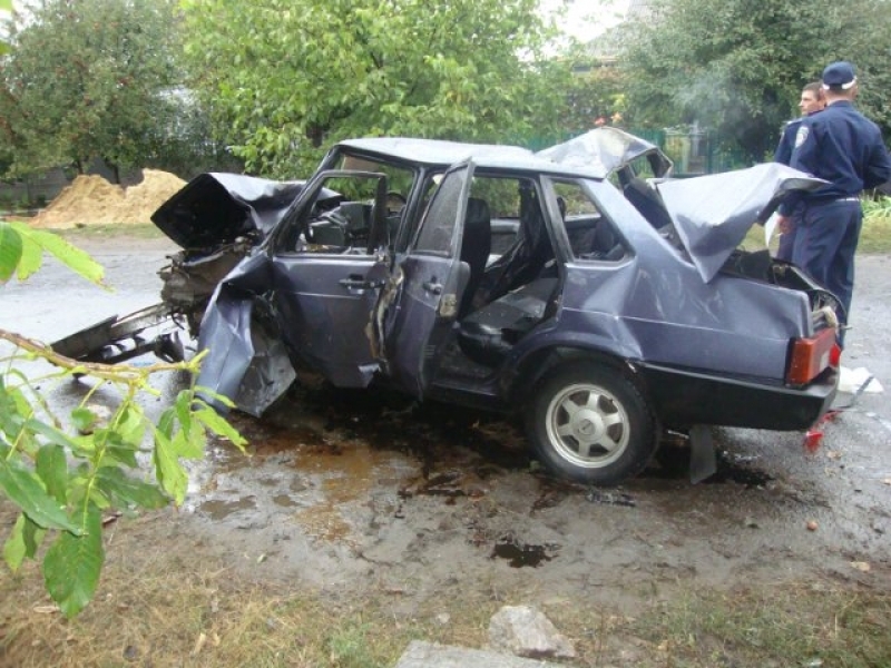 Автомобиль врезался в дерево на севере Одесщины, погибла женщина (фото)