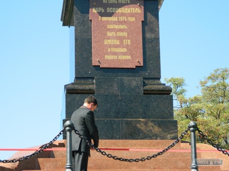 Памятная колонна Александру II после реконструкции торжественно открыта в Одессе 