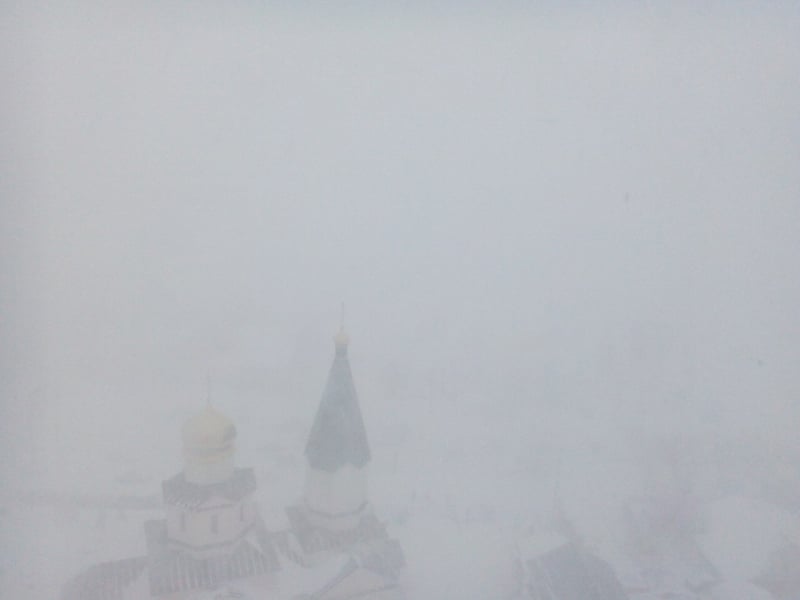 Снежная буря в Одессе (фото, видео)