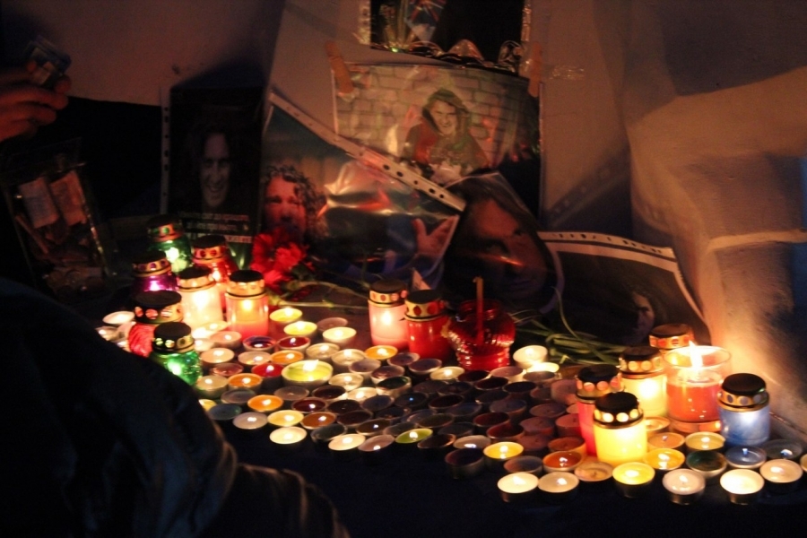 Жители Белгорода-Днестровского почтили память трагически погибшего Кузьмы Скрябина (фото)