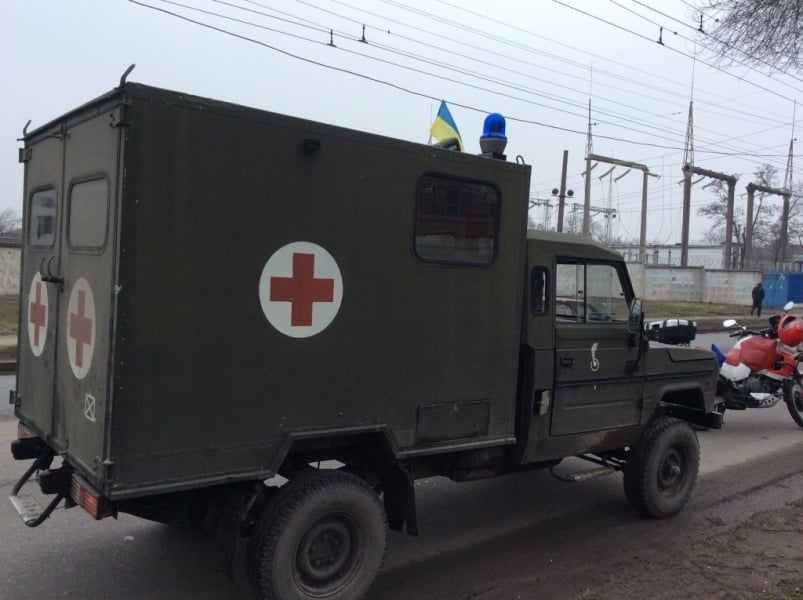 Одесские общественники подарили Нацгвардии машину скорой помощи (фото)