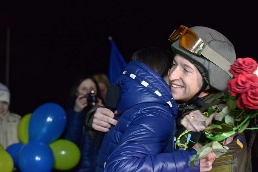 200 бойцов Нацгвардии вернулись в Одессу из зоны АТО (фото, видео)