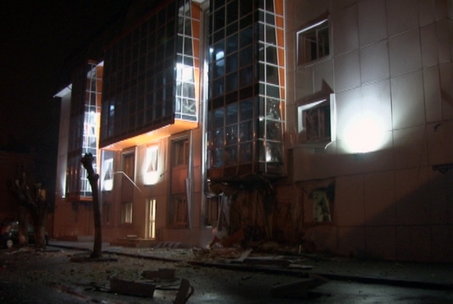 В Одессе снова взорвали бизнес-центр на Адмиральском проспекте