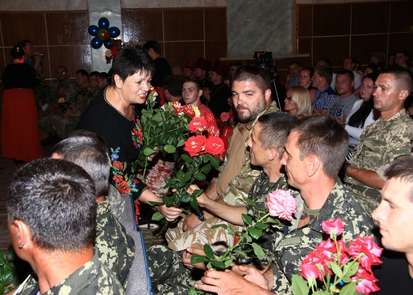 Встречи с бойцами АТО прошли в Коминтерновском районе