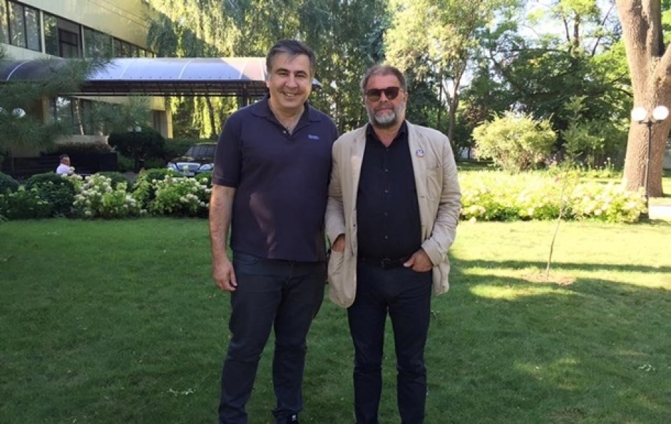 Саакашвили встретился с Борисом Гребенщиковым в Одессе