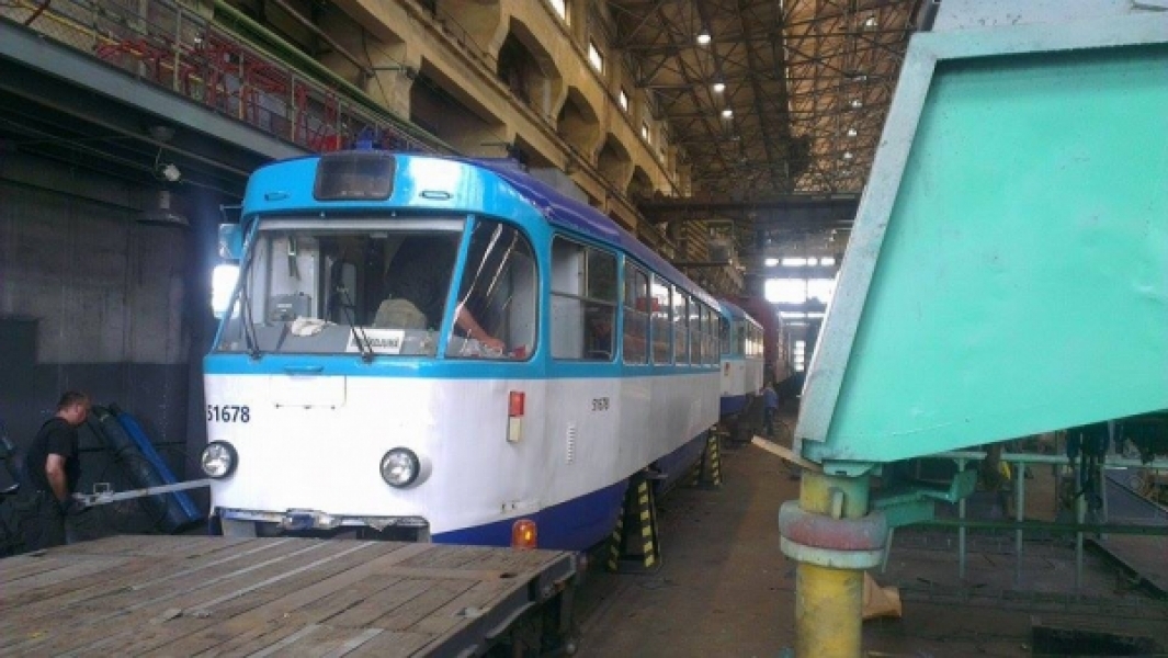Запорожский завод отремонтирует трамваи для Одессы