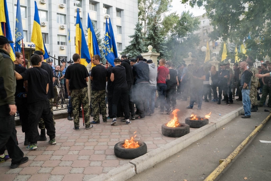 Одесские евромайдановцы не смогли отстоять своих лидеров, но обещают массовые протесты (фото, видео)