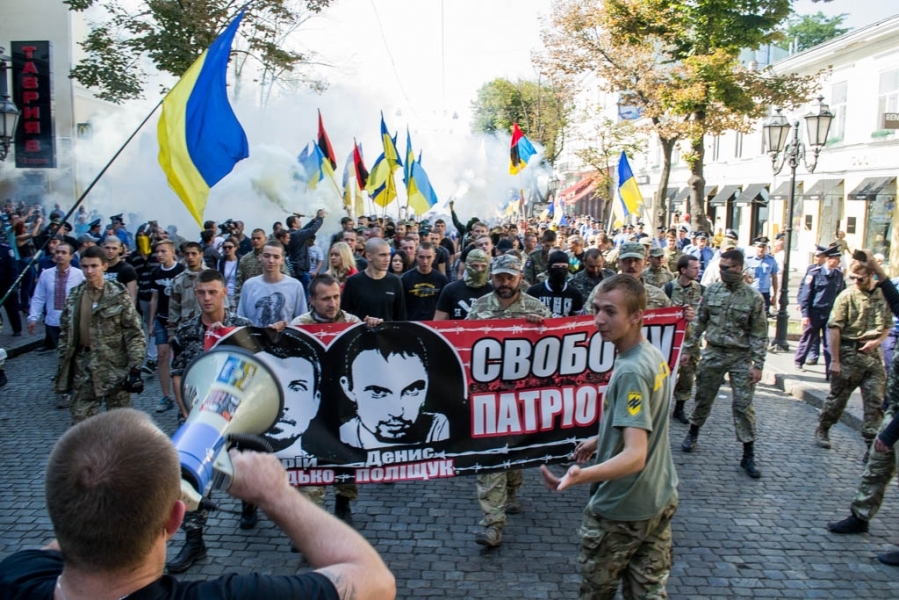 Марш в поддержку политзаключенных в Одессе (фото, видео)