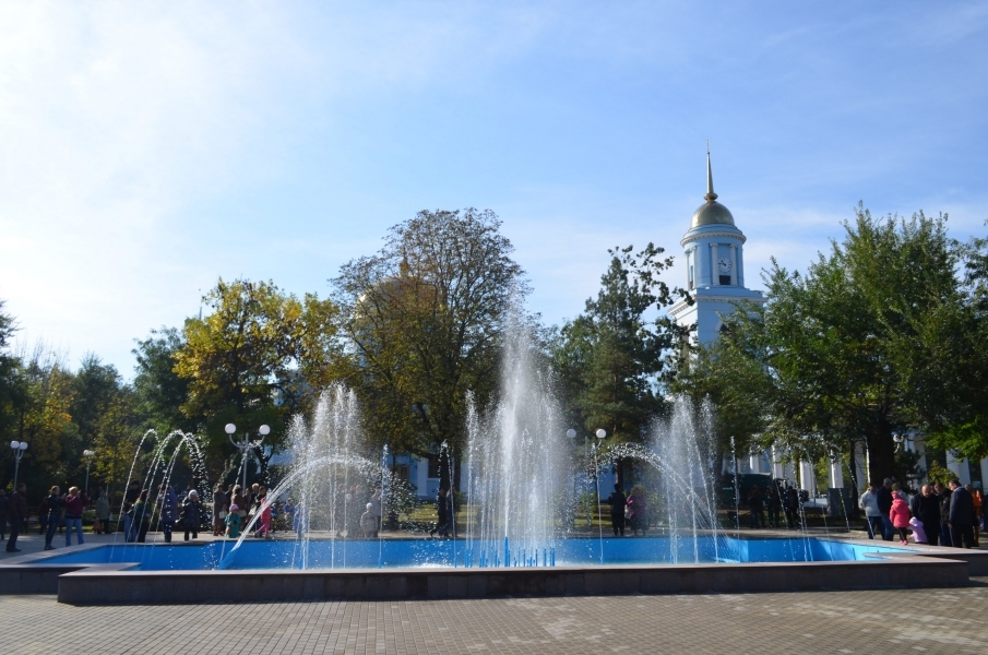 Центральный фонтан Измаила открылся после реставрации