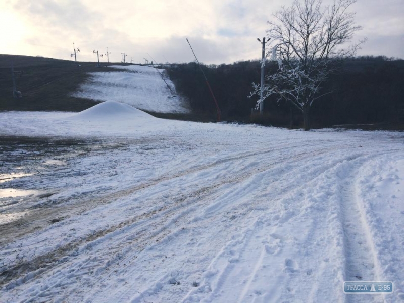 Лыжный курорт под Одессой готов к приему гостей. Не хватает только снега