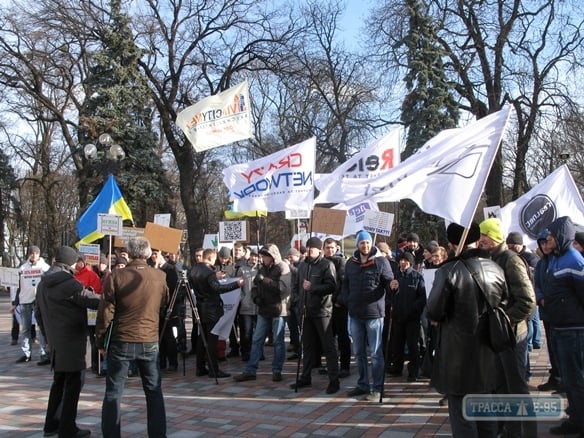 Одесские телекоммуникационные компании поддержали акцию протеста против произвола облэнерго