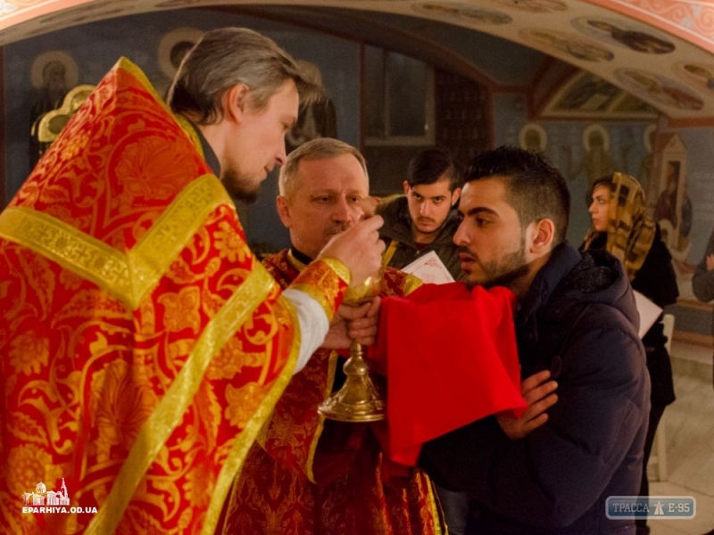 Одесская епархия впервые провела литургию для арабской общины (фото)