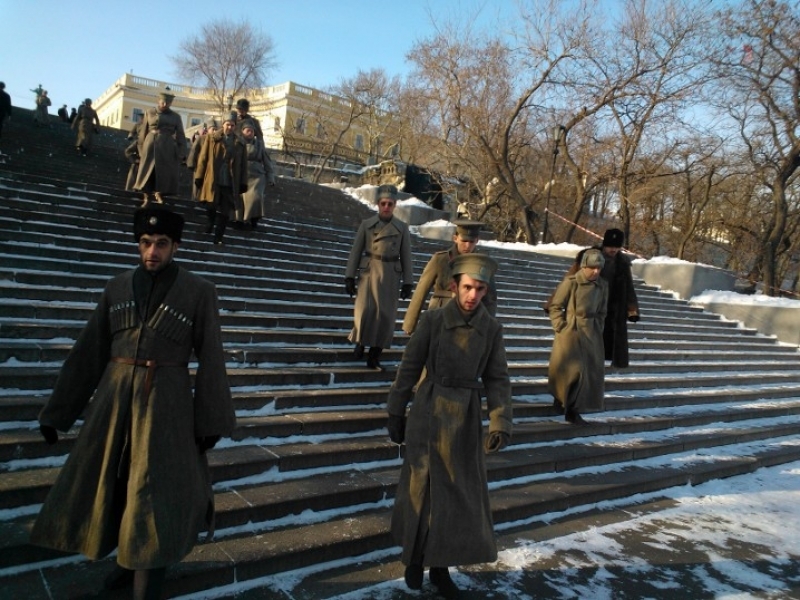 Михалков снимает в Одессе новый фильм (фоторепортаж)