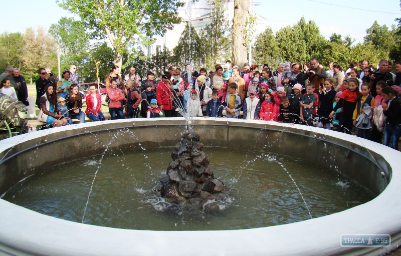 Открытие сразу двух фонтанов состоялось в маленьком селе Ренийского района