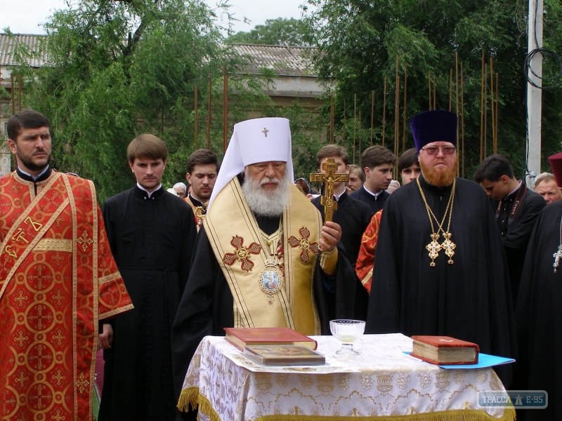 Агафангел освятил место под строительство нового храма в Белгороде-Днестровском